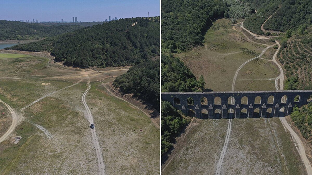 İstanbul Su ve Kanalizasyon İdaresi (İSKİ) verilerine göre, bu yıl mayıs ayı ortalamasında yüzde 48,58'le en yüksek seviyeye ulaşan doluluk oranı bugün itibarıyla yüzde 31,57'ye düştü.