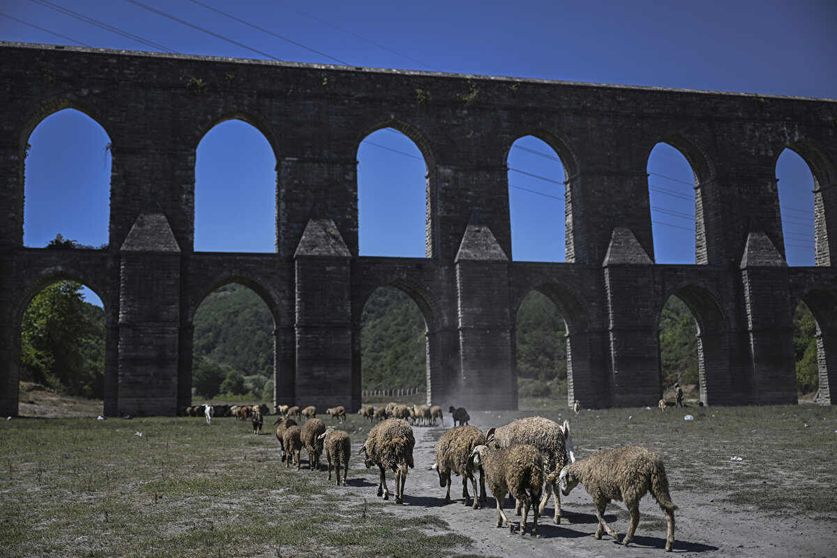 Alibey Barajı'nda son bir hafta içinde doluluk oranı yüzde 15,71'den yüzde 14,19'a indi.<br><br><br>
