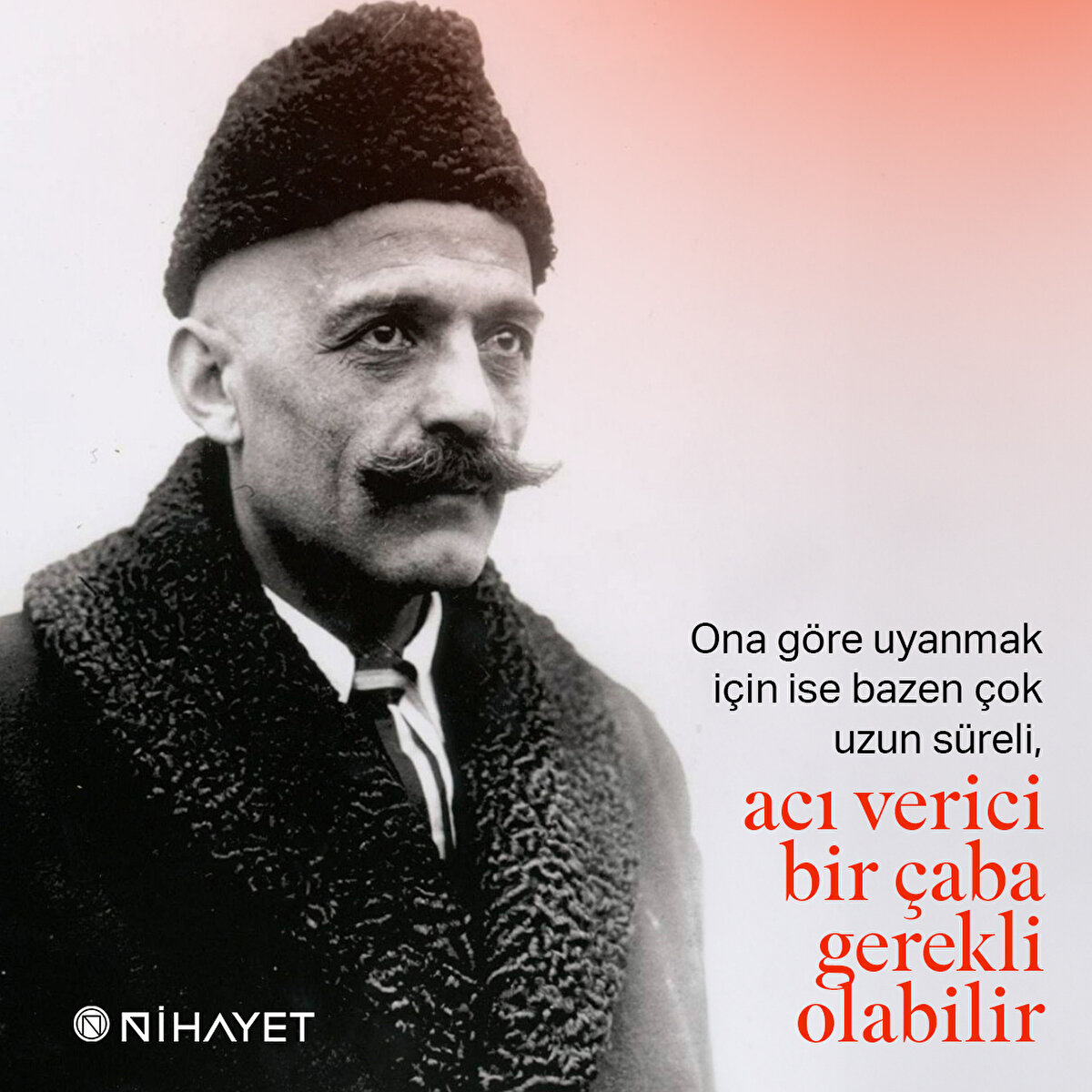 Ona göre yanmak için ise bazen çok uzun süreli, acı verici bir çaba gerekli olabilir