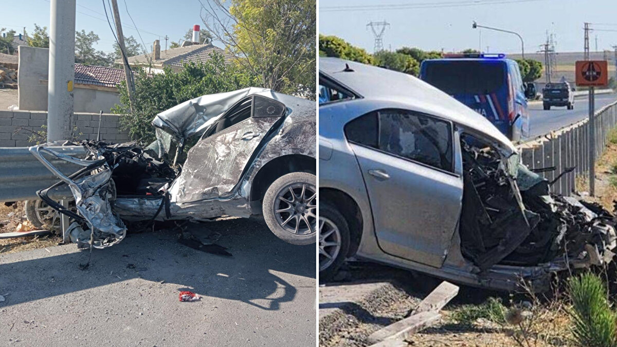 Aksaray'ın Eskil ilçesi Bozcamahmut köyü yakınlarında ehliyetsiz Muhammed Enes Dağlı’nın (16) direksiyon kontrolünü yitirdiği otomobil, yol kenarındaki bariyerlere çarptı.<br><br>