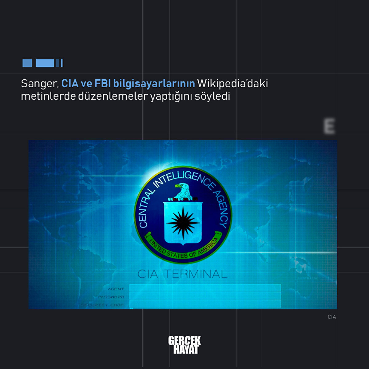 Sanger, CIA ve FBI'ın Wikipedia’daki metinlerde düzenlemeler yaptığını söyledi