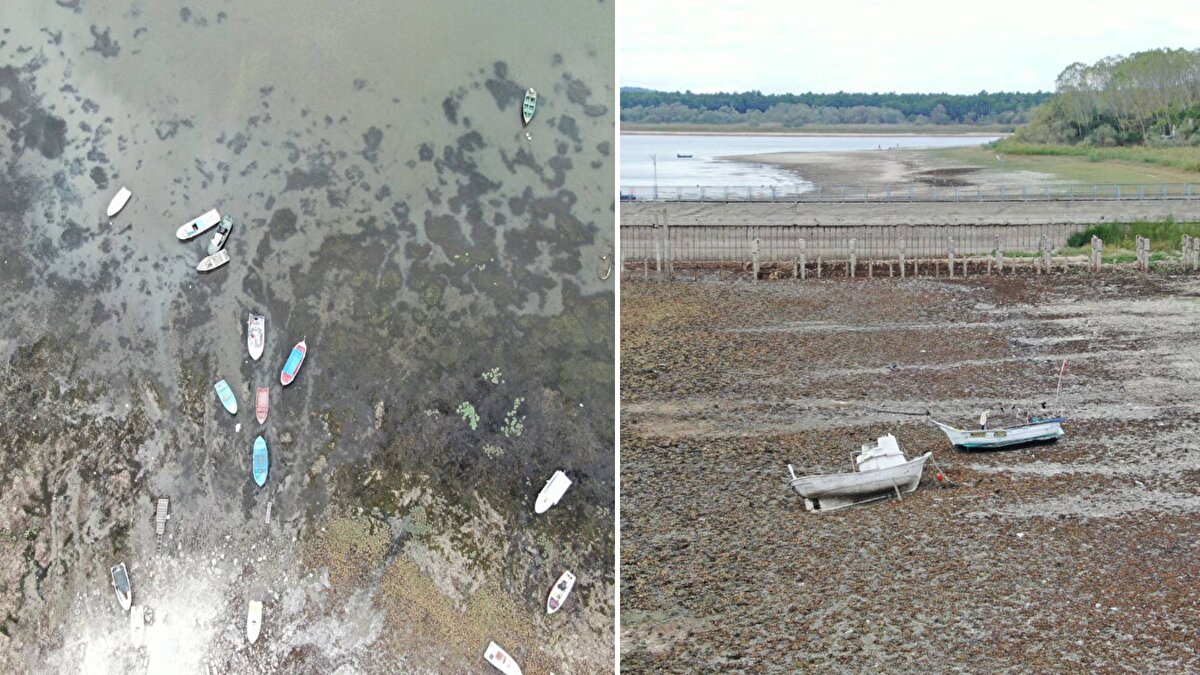 İstanbul'da kurak geçen yaz aylarının ardından barajlardaki su seviyesi son günlerde yaşanan yerel yağmurlara rağmen düşmeye devam ediyor.