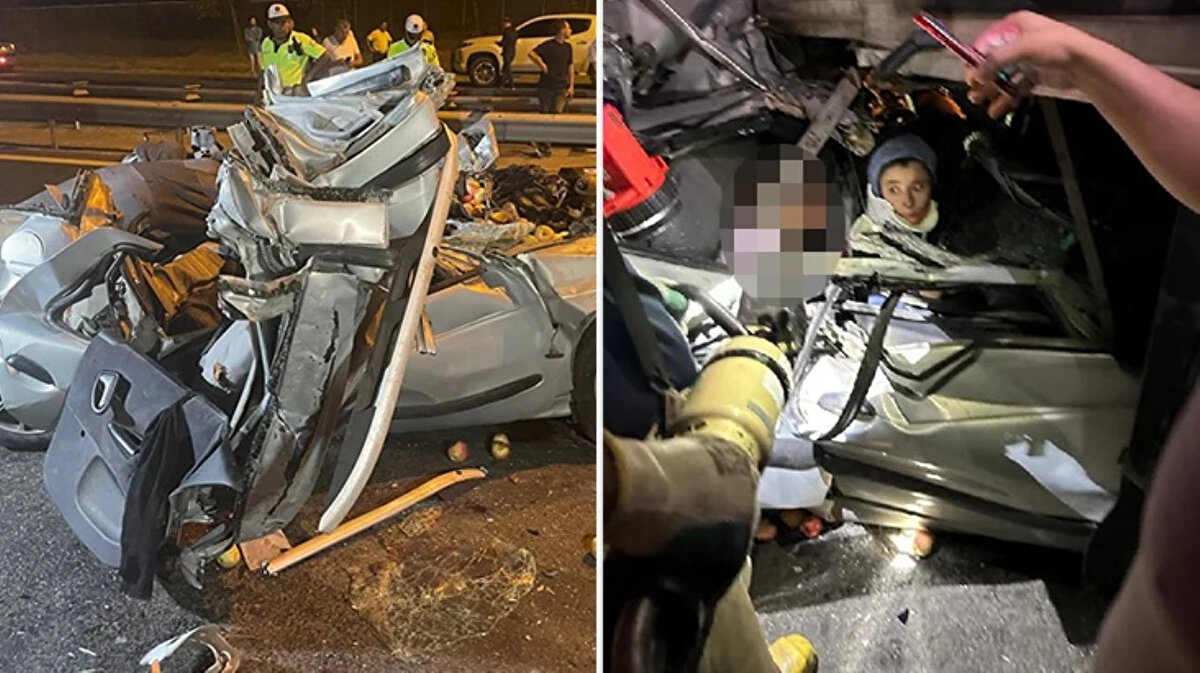 Büyükçekmece'de 5 aracın karıştığı zincirleme trafik kazasında 4 çocuk hayatını kaybetti, 4 kişi yaralandı.