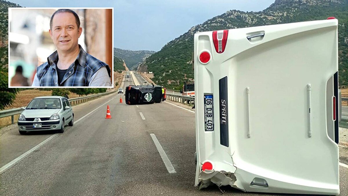 Alınan bilgiye göre, sanatçı Ezgü'nün kullandığı otomobil, Yazır mevkisindeki rampada kuvvetli rüzgarın da etkisiyle refüje çarptı. <br>