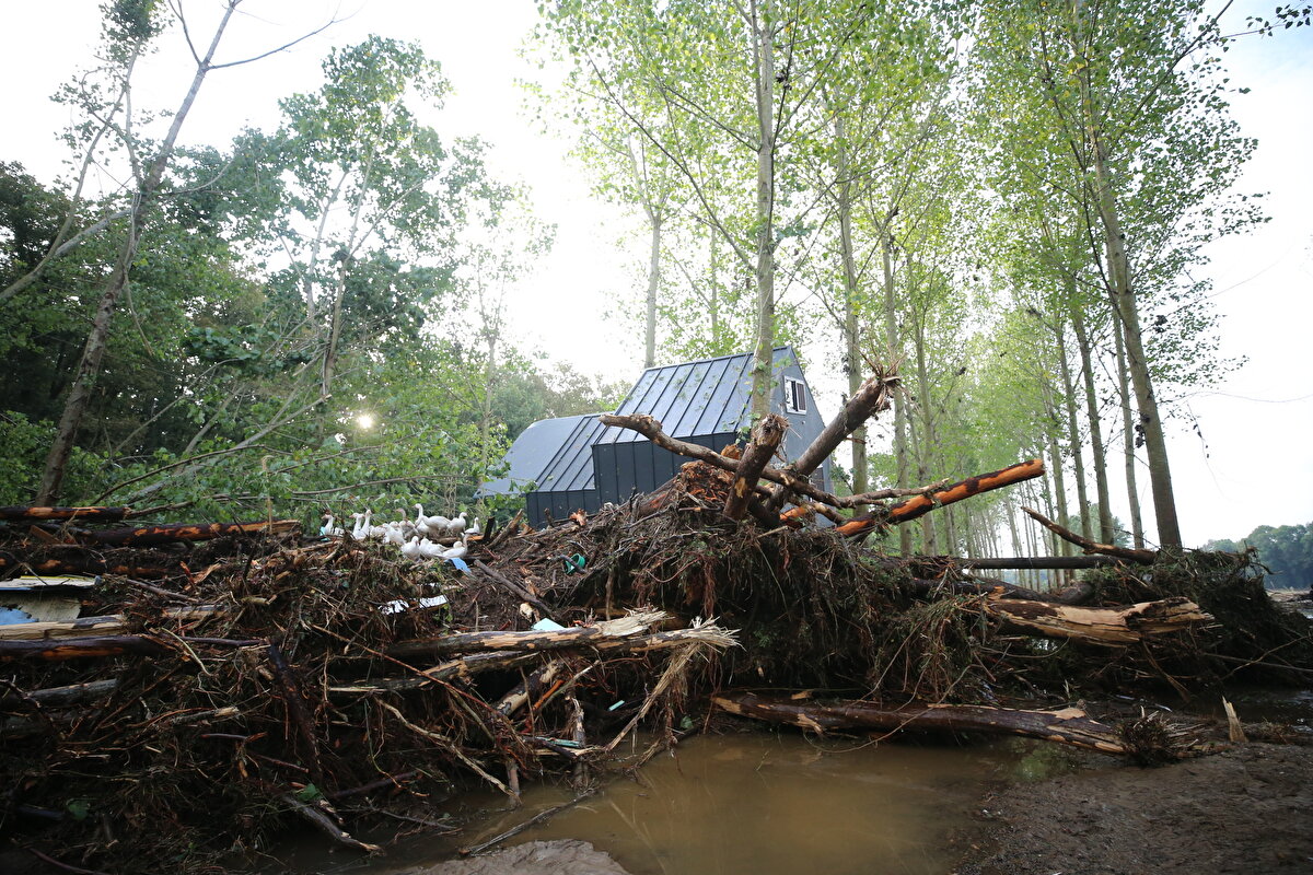 AFAD, Sahil Güvenlik Komutanlığı, Jandarma Arama Kurtarma, itfaiye, Ulusal Medikal Kurtarma ekipleri, Polis Arama Kurtarma Timleri ve askeri birlikler, selin sürüklediği bungalov evlerin bulunduğu alanda kaybolanları aramayı sürdürüyor.<br><br><br>
