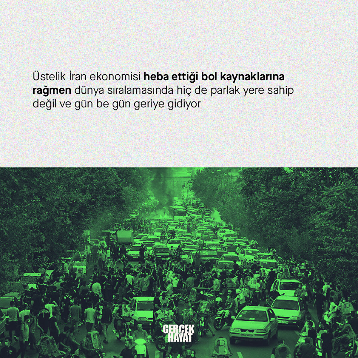 İran ekonomisi gün be gün geriye gidiyor