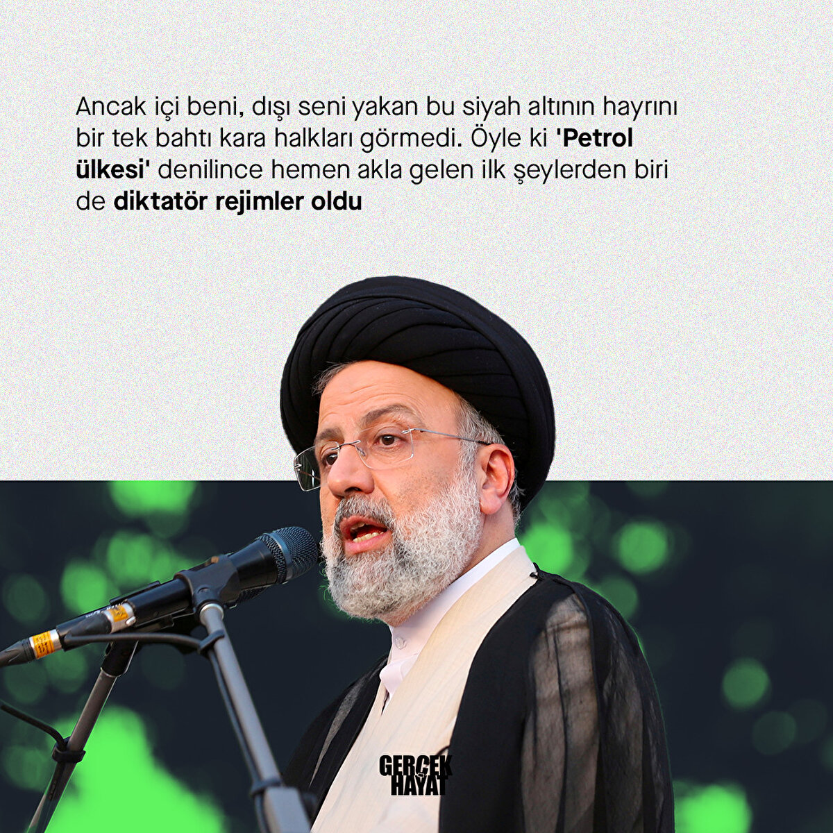 Bu siyah altının hayrını bir tek bahtı kara halkları görmedi