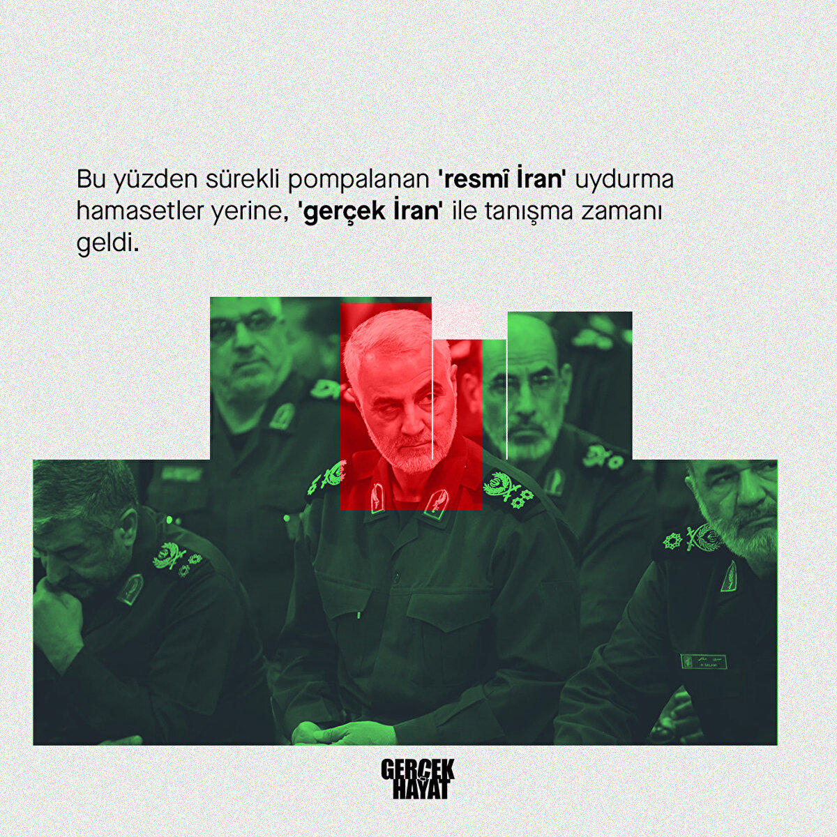 Bu yüzden 'gerçek İran' ile tanışma zamanı geldi.