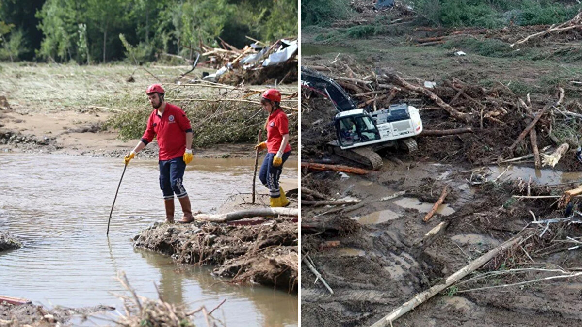 Kırklareli'ndeki sel nedeniyle 5 kişi hayatını kaybetti, 1 kişi ise kayıp.