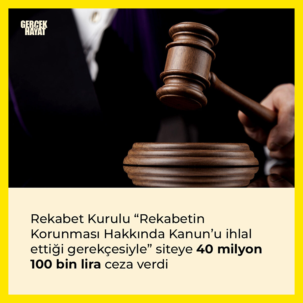 Rekabet Kurulu, siteye 40 milyon 100 bin lira ceza verdi