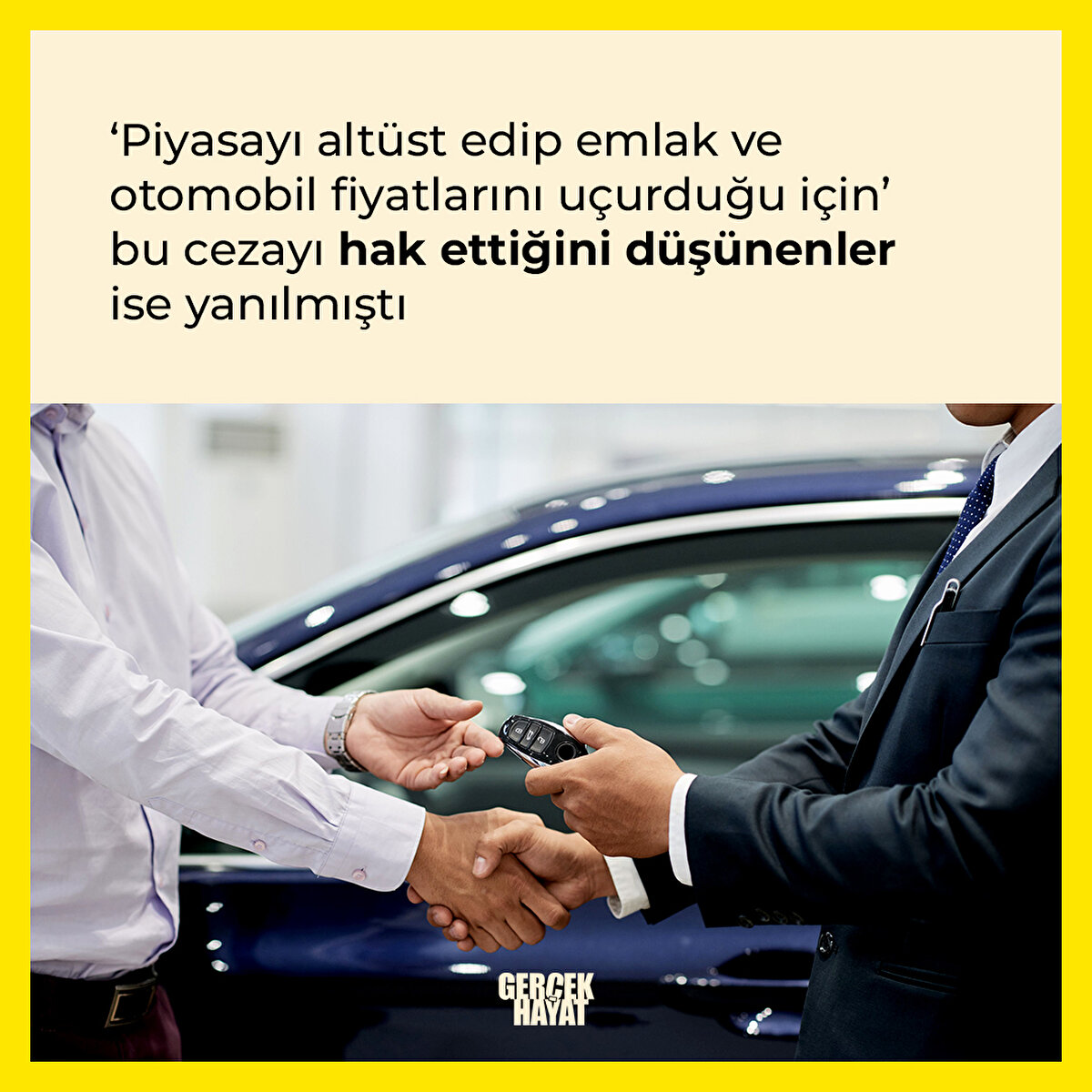 ‘Piyasayı altüst edip emlak ve otomobil fiyatlarını uçurduğu için’ bu cezayı hak ettiğini düşünenler ise yanılmıştı