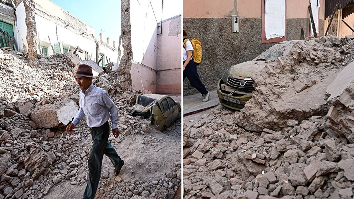 Fas'ın Marakeş kentinde meydana gelen 7 büyüklüğündeki deprem yıkıma neden olurken can kayıpları artıyor.