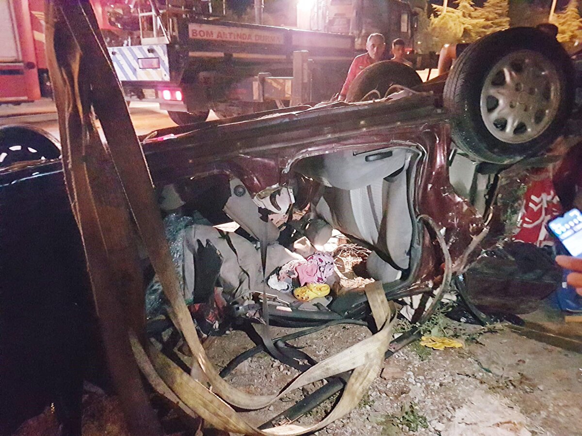  Hüseyin Güler (46) yönetimindeki 20 PS 492 plakalı otomobil, sürücüsünün direksiyon kontrolünü yitirmesi sonucu kurutma kanalına uçtu. 