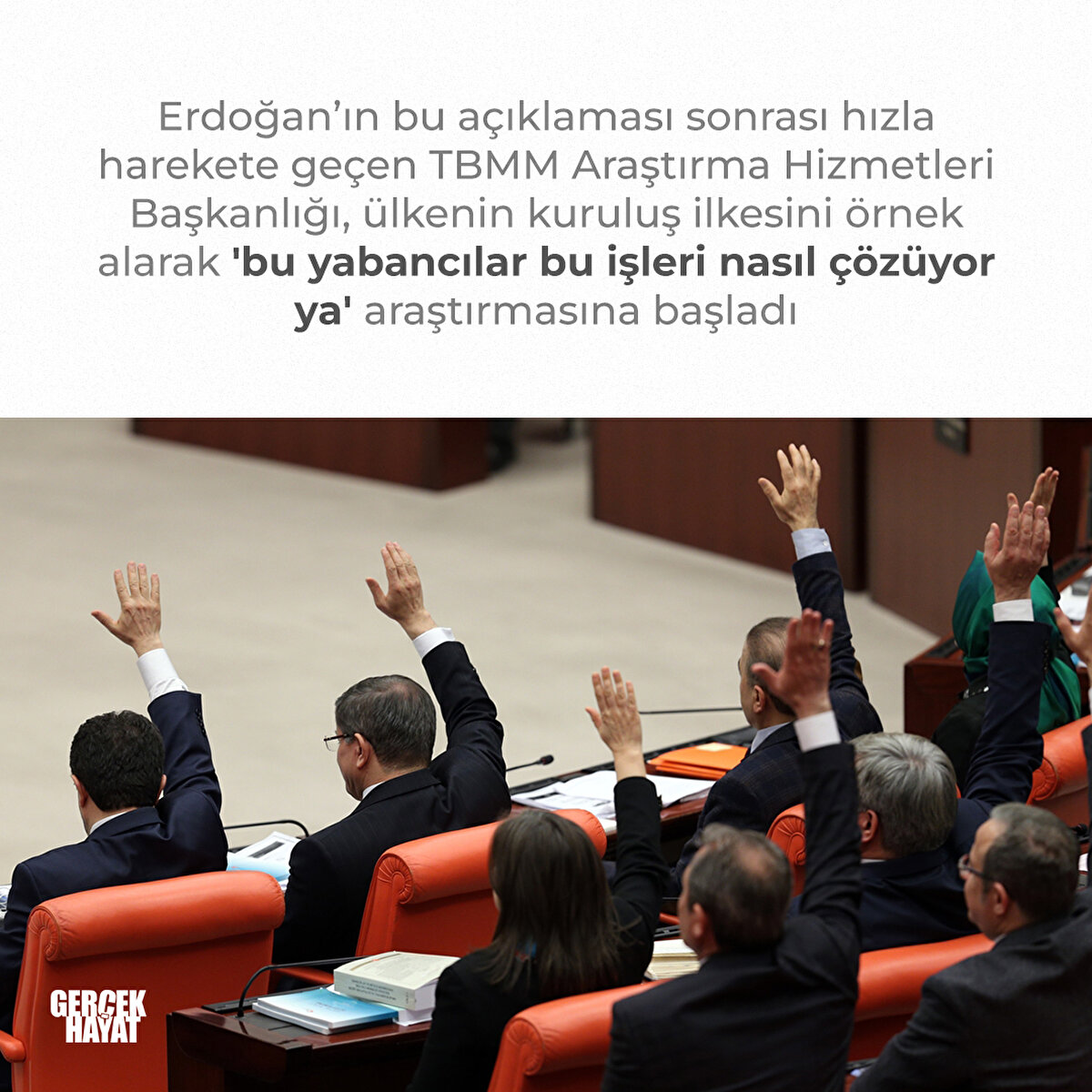 TBMM Araştırma Hizmetleri Başkanlığı, ülkenin kuruluş ilkesini örnek alarak 'bu yabancılar bu işleri nasıl çözüyor ya' araştırmasına başladı