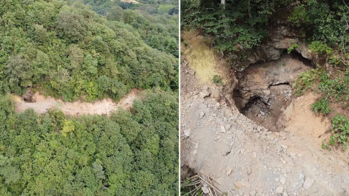 Sürmene ilçesi Aksu Mahallesi Aytora mezrasında, yüksek kesimdeki ormana, kimliği belirsiz kişiler iş makineleriyle girdi. 