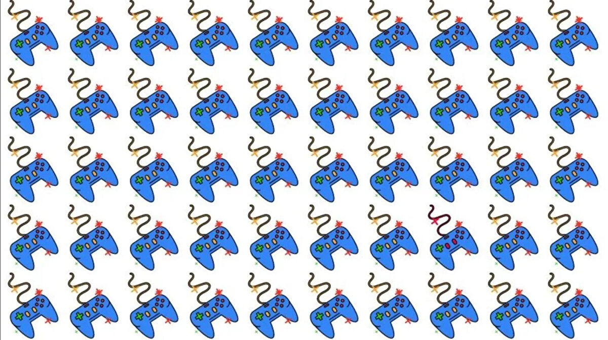 Optik illüzyonlu bir zeka testi ile daha sizlerleyiz. Yukarıdaki yer alan resimde birden fazla oyun konsolu yan yana duruyor. Ancak içlerinden biri diğerlerinden farklı. <br><br>Sizlerden istenen ise 12 saniye gibi kısa bir sürede farklı olan oyun konsolunu bulmanız. Ancak bu düşündüğünüzden çok daha zor olacak. <br><br>Optik illüzyonlu bir zeka testi olan bu görselde farklı oyun konsolunu 12 saniyede bulmayı başaranların IQ seviyesi 130'dan bile daha yüksek çıkıyor. <br><br>Peki siz ilk bakışta farklı oyun konsolunu bulabilecek misiniz? Kendine güvenenler için süre şimdi başlıyor. <br><br>Resimdeki farklı oyun konsolunu bulamayanlar haberimizin sonraki sayfasından doğru yanıta ulaşabilirler.