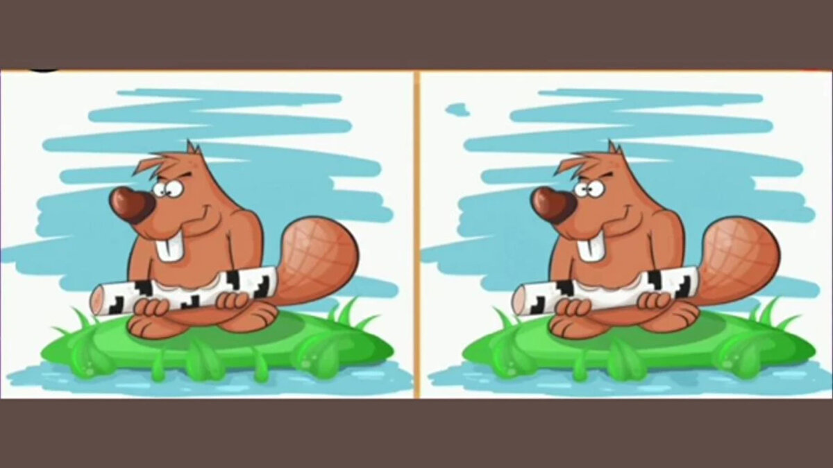 İşte kafanızı karıştıracak yeni bi bulmacayla karşınızdayız. Odun kemiren kunduzu gösteren bu iki fotoğraf arasında 5 fark var. Bulmak için ise 17 saniyeniz var. <br><br>Yalnızca yüksek IQ'su olanlar iki resim arasındaki 5 farkı 17 saniyede buluyor.