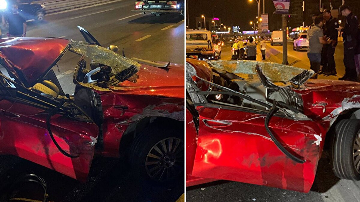 Kaza, Bakırköy, D-100 Karayolu Topkapı istikametinde saat 23.45 sıralarında meydana geldi. 