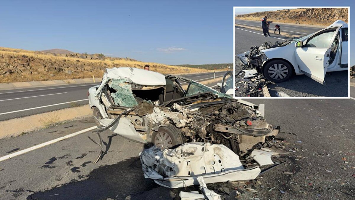 Bingöl istikametine seyir halindeki Medeni Coşkun (46) idaresindeki 23 KB 301 plakalı kamyonete, aynı yönde seyir halindeki Resul Çiğci (34) idaresindeki 34 KZ 0063 plakalı otomobil arkadan çarptı.