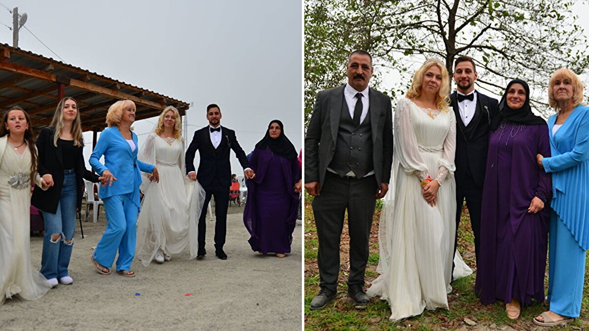 Bir süre sonra evlenmeye karar veren çift için, Akçaabat ilçesine bağlı Erikli Mahallesi'nde köy düğünü yapıldı.<br><br>