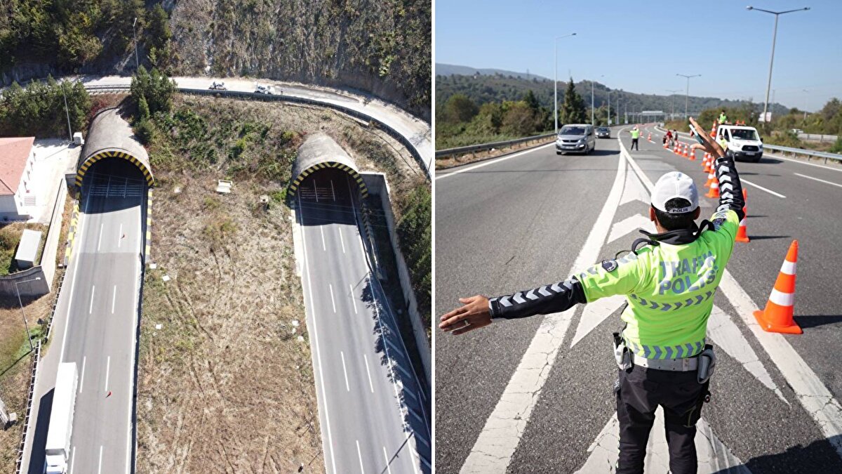 Anadolu Otoyolu’nun Bolu Dağı geçişi Ankara yönünde 23 kilometrelik kesim, onarım çalışmaları nedeniyle 46 gün süreyle ulaşıma kapatıldı.<br>