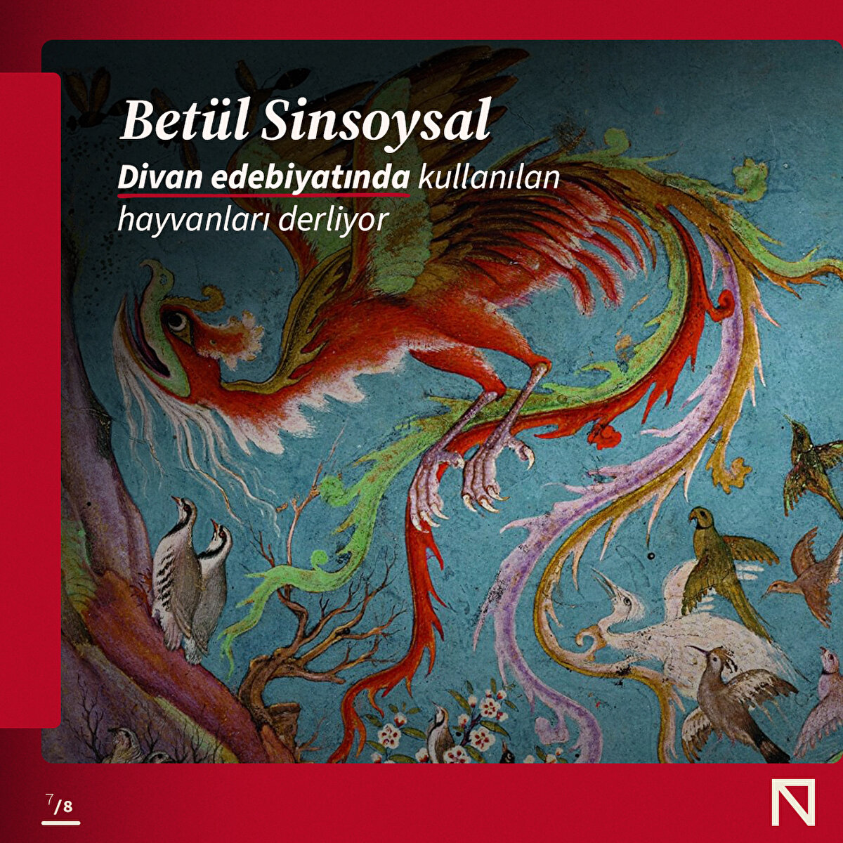 Betül Sinsoysal, Divan edebiyatında kullanılan hayvanları derliyor