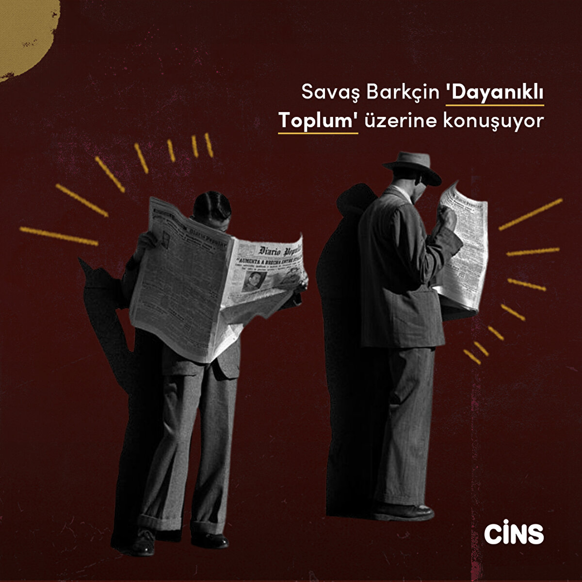 Savaş Barkçin 'Dayanıklı Toplum' üzerine konuşuyor