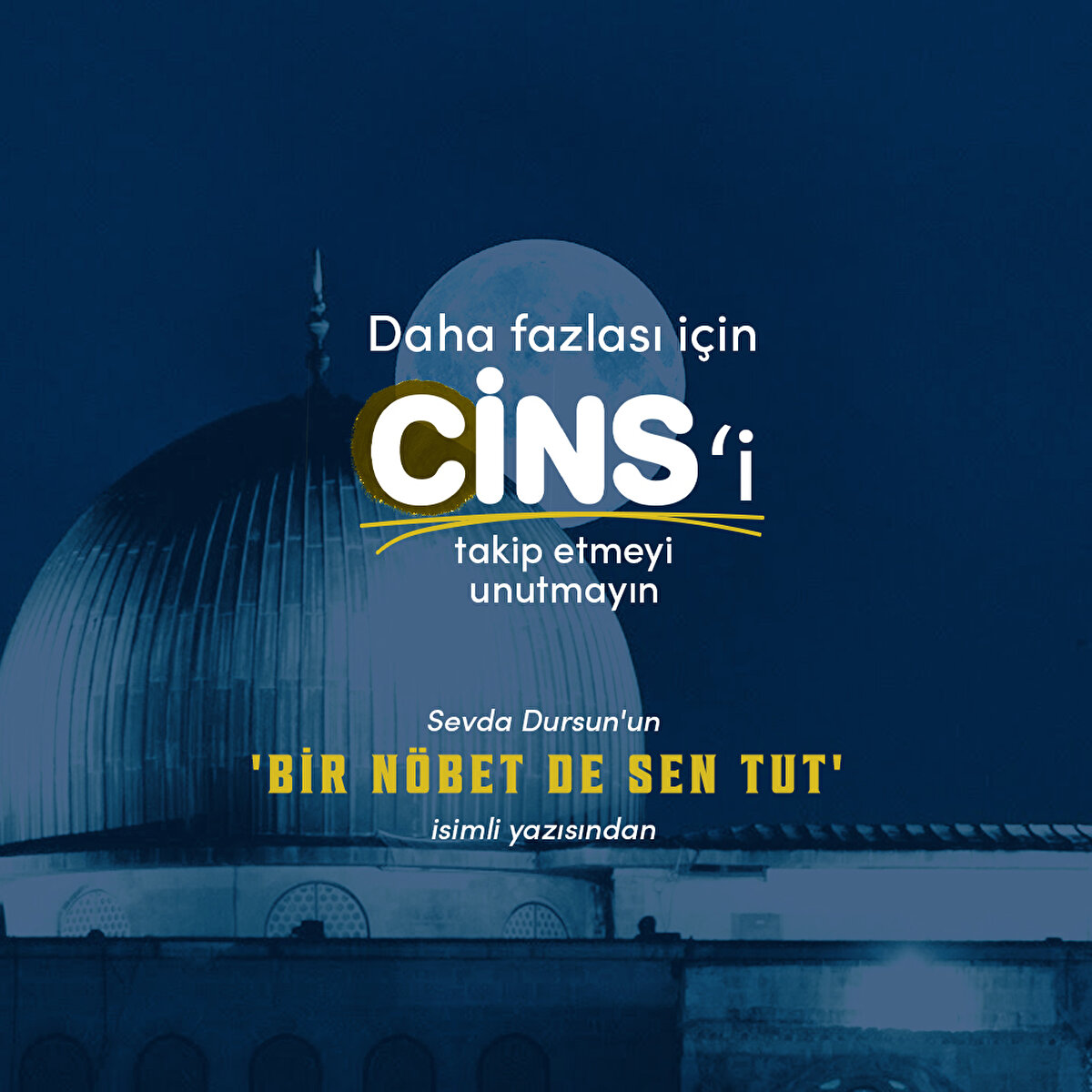 Sevda Dursun'un 'Bir nöbet de sen tut' isimli yazısından