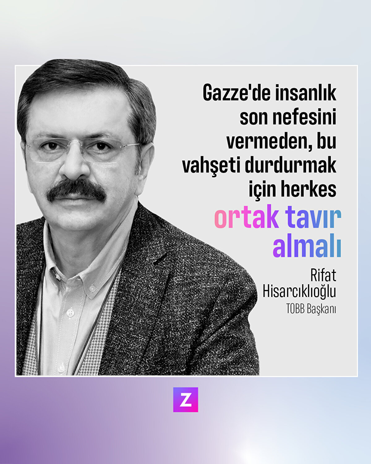 TOBB Başkanı Rifat Hisarcıklıoğlu