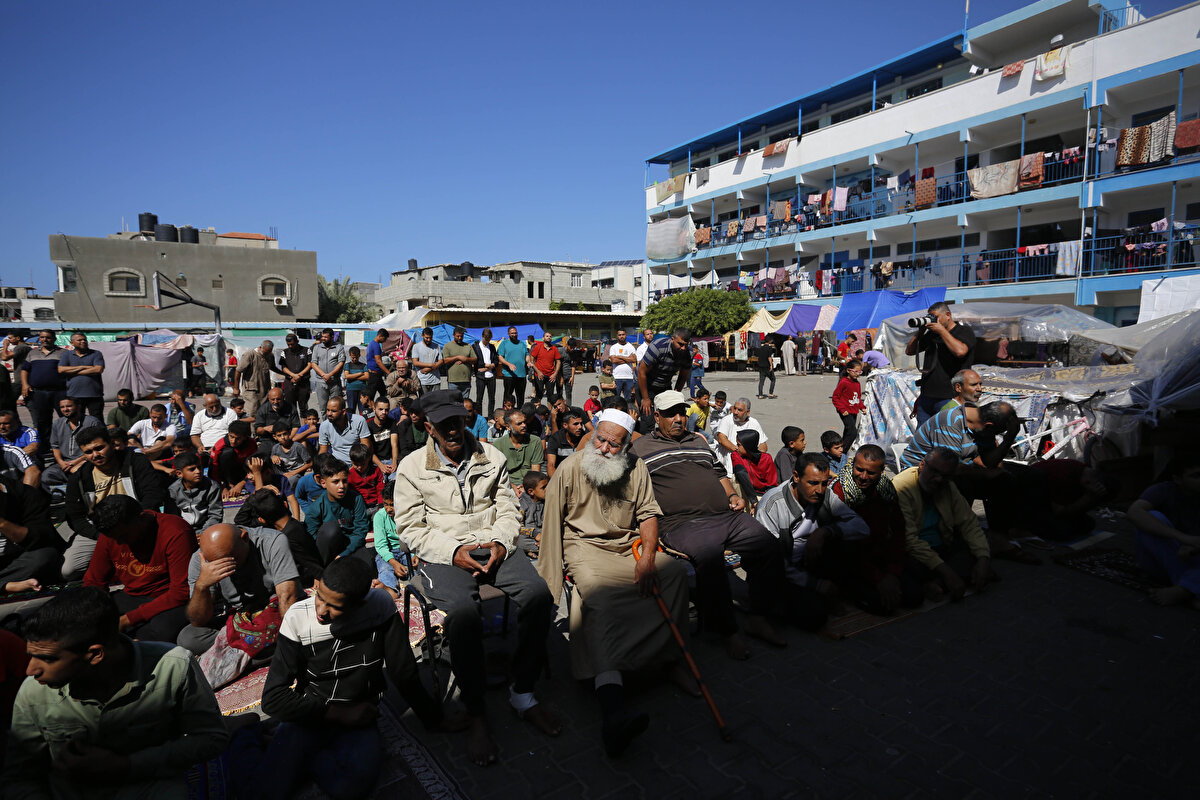 Gazze'de cuma namazı