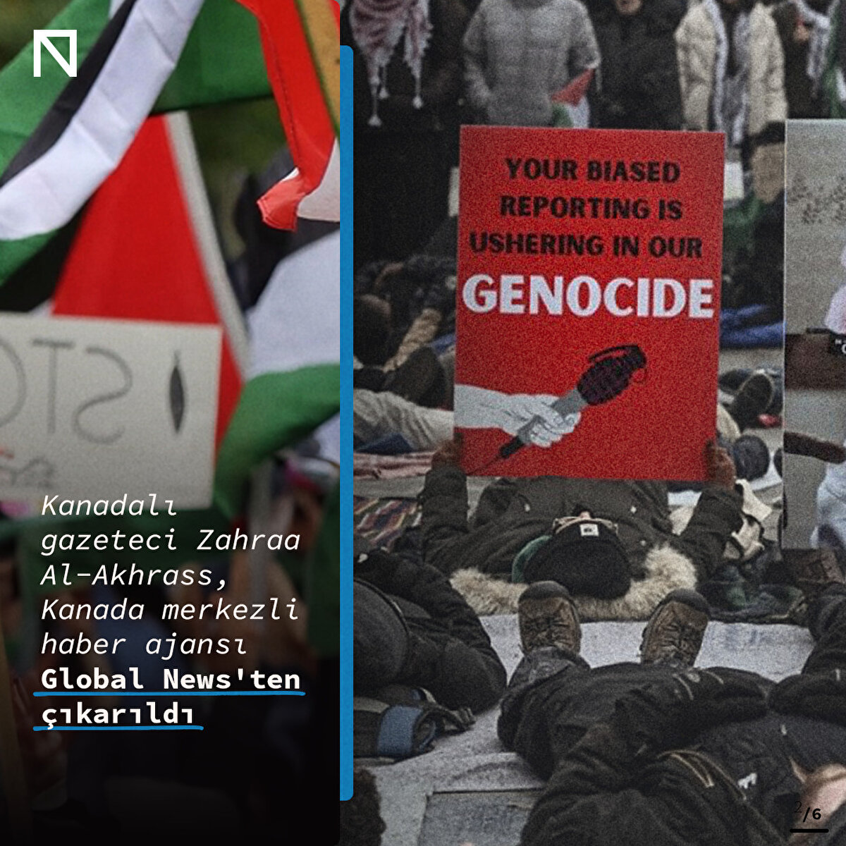 Filistin asıllı Kanadalı Gazeteci Zahra Al-Akhrass işten çıkarıldı.