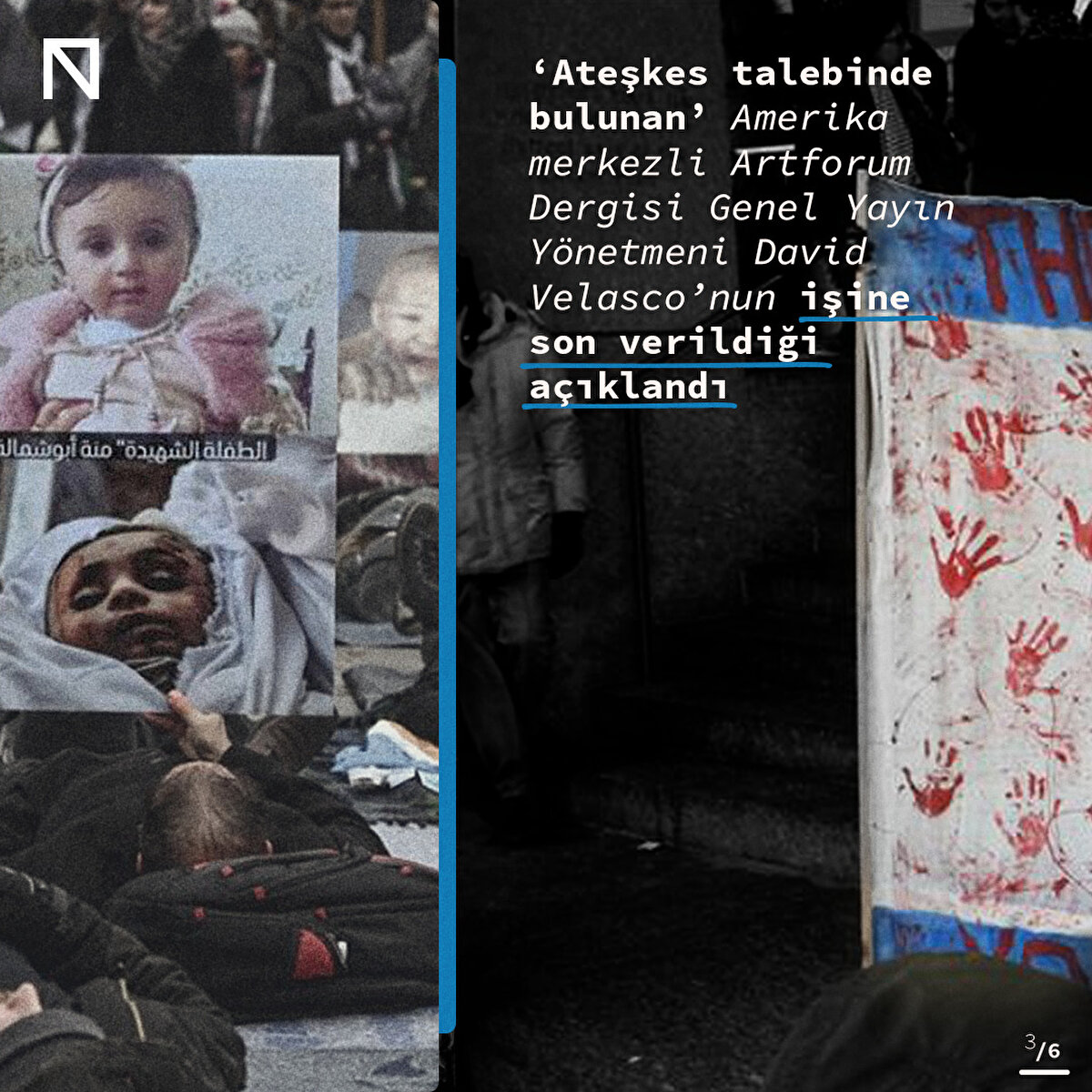 'Ateşkes' çağrısında bulunan David Velasco'nun görevine son verildi.