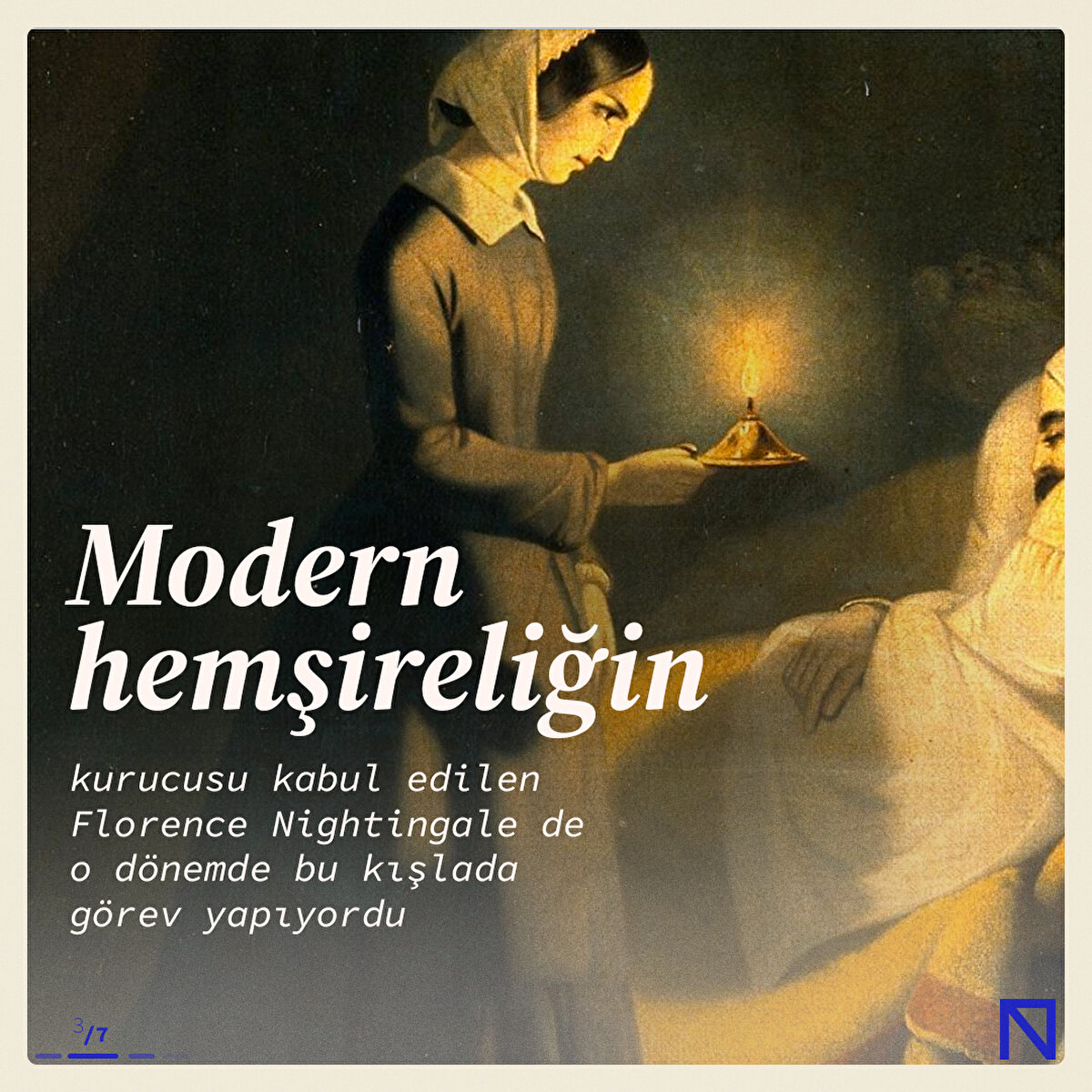 Florence Nightingale de Selimiye Kışlası'nda görev yapıyordu