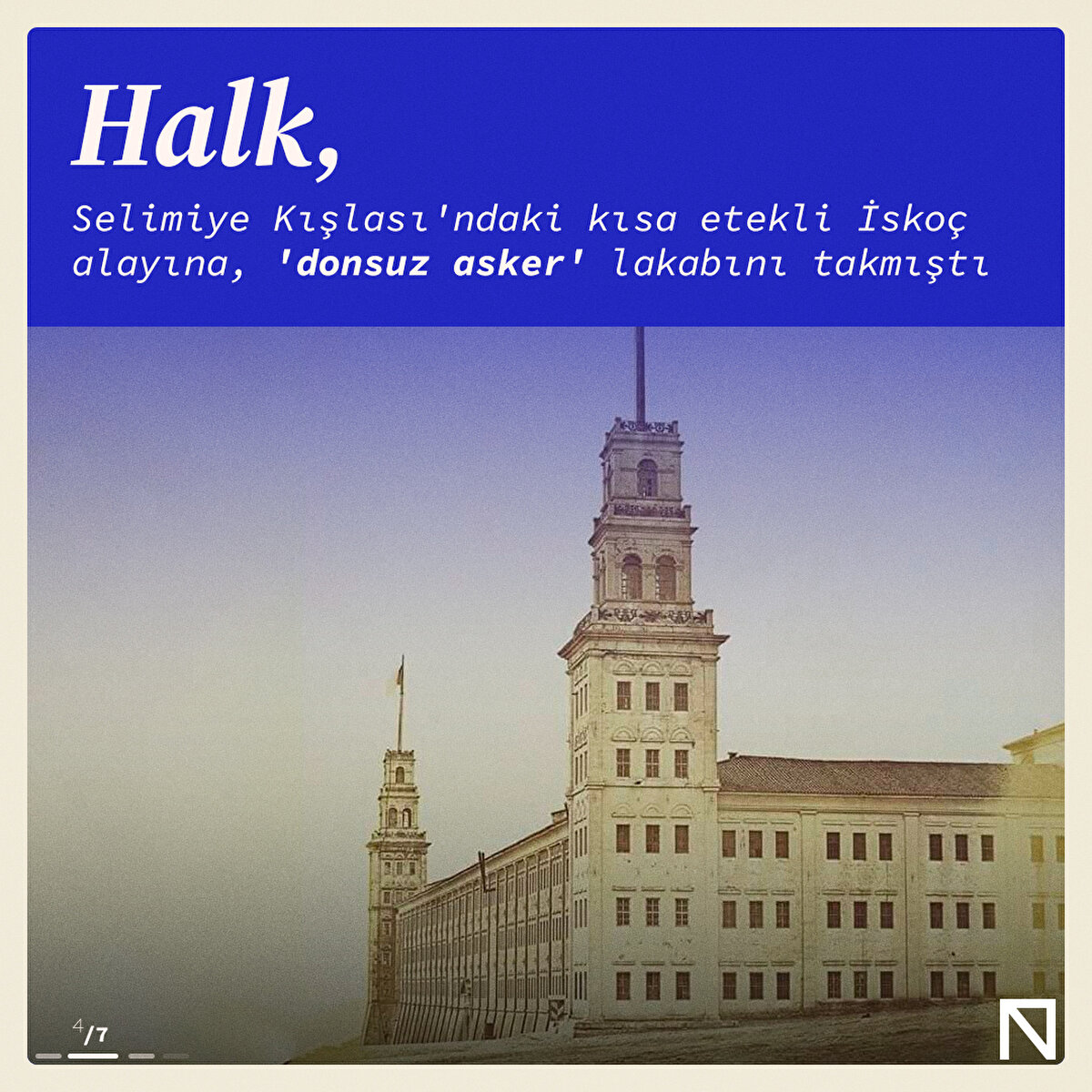 Kısa etekli İskoç askerlerine 'donsuz asker' lakabı takılmıştı