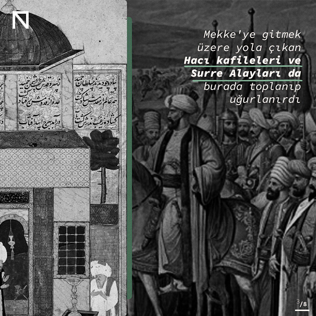 Hacı kafileleri ve Surre Alayları da bu çeşmeden uğurlanırdı