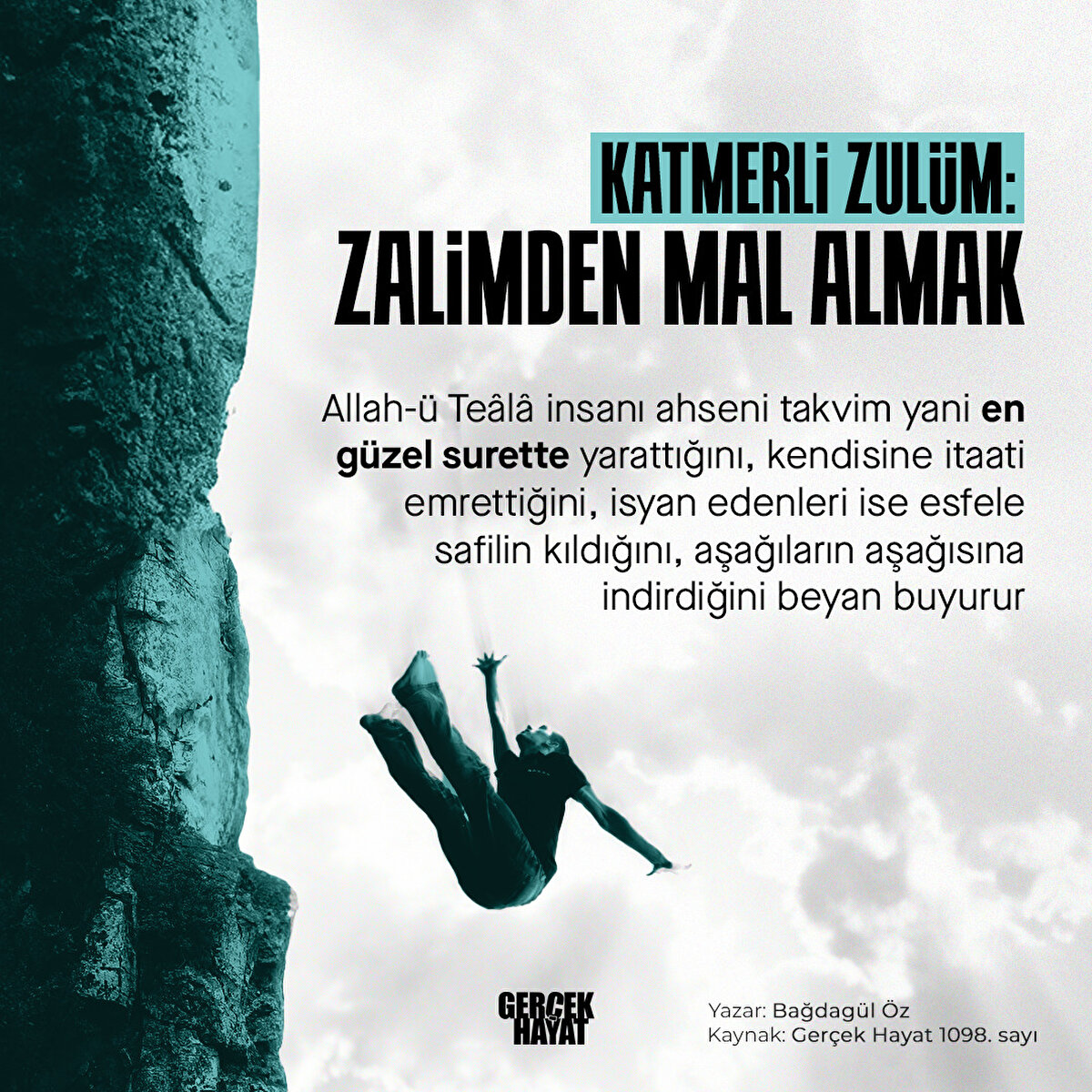 Allah-ü Teâlâ insanı ahseni takvim yani en güzel surette yarattığını, kendisine itaati emrettiğini, isyan edenleri ise esfele safilin kıldığını, aşağıların aşağısına indirdiğini beyan buyurur