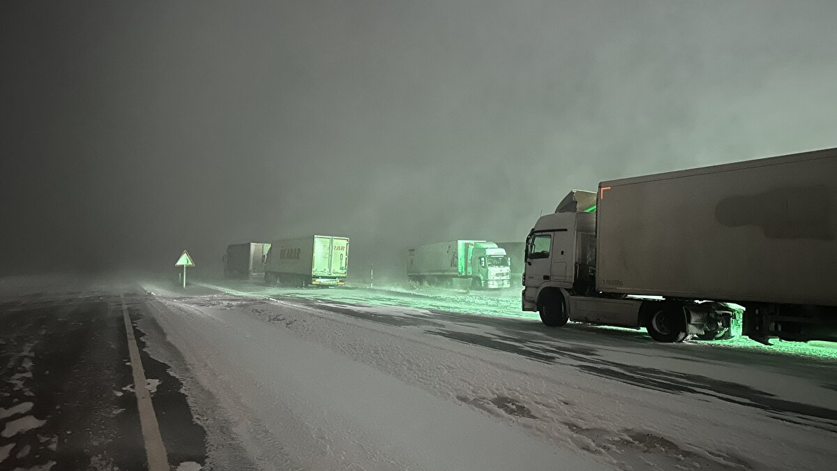 Van'ın kırsal bölgelerinde 2 gündür etkili olan kar ve tipi, ulaşımda aksamalara neden oldu.