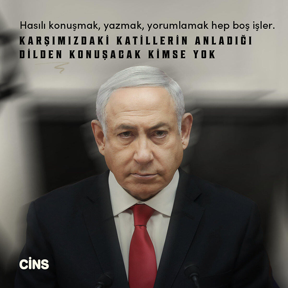 Hasılı konuşmak, yazmak, yorumlamak hep boş işler. Karşımızdaki katillerin anladığı dilden konuşacak kimse yok