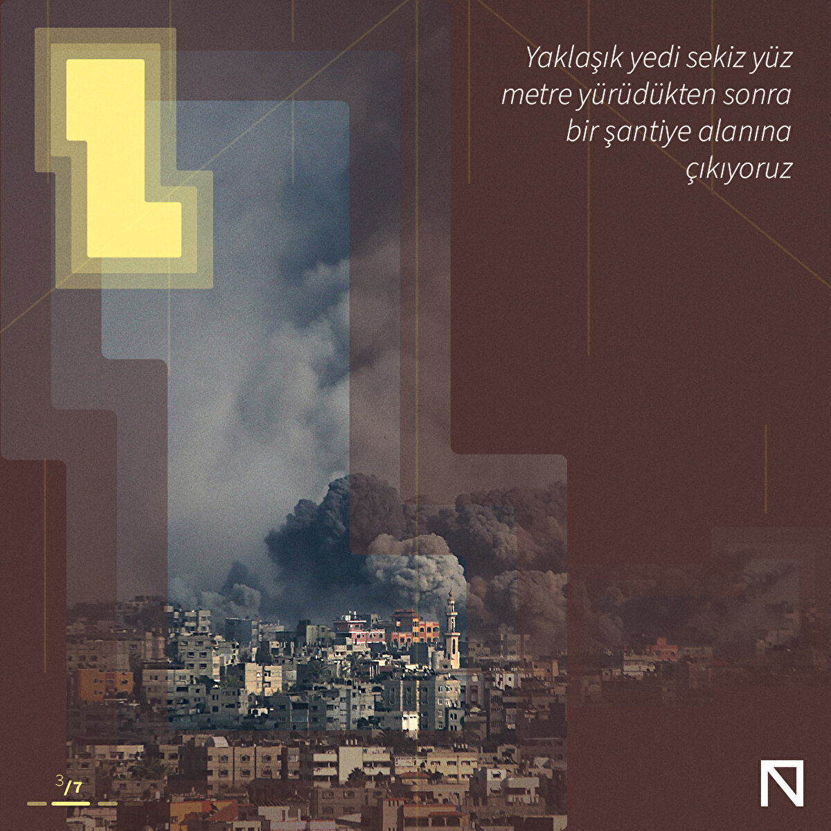 Bombaların altında yaşam süren Gazzeliler yaşam mücadelesi veriyor