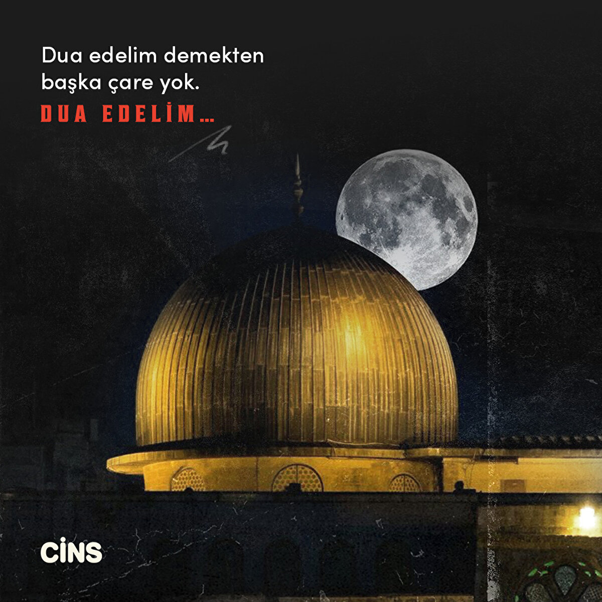 Dua edelim demekten başka çare yok. Dua edelim…