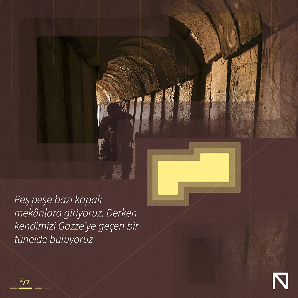 Filistinliler bu tünellerle hayat buluyor