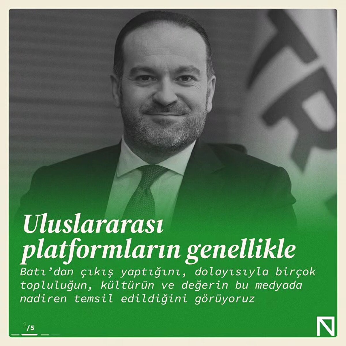 "Birçok topluluğun, kültürün ve değerin bu medyada nadiren temsil edildiğini görüyoruz"