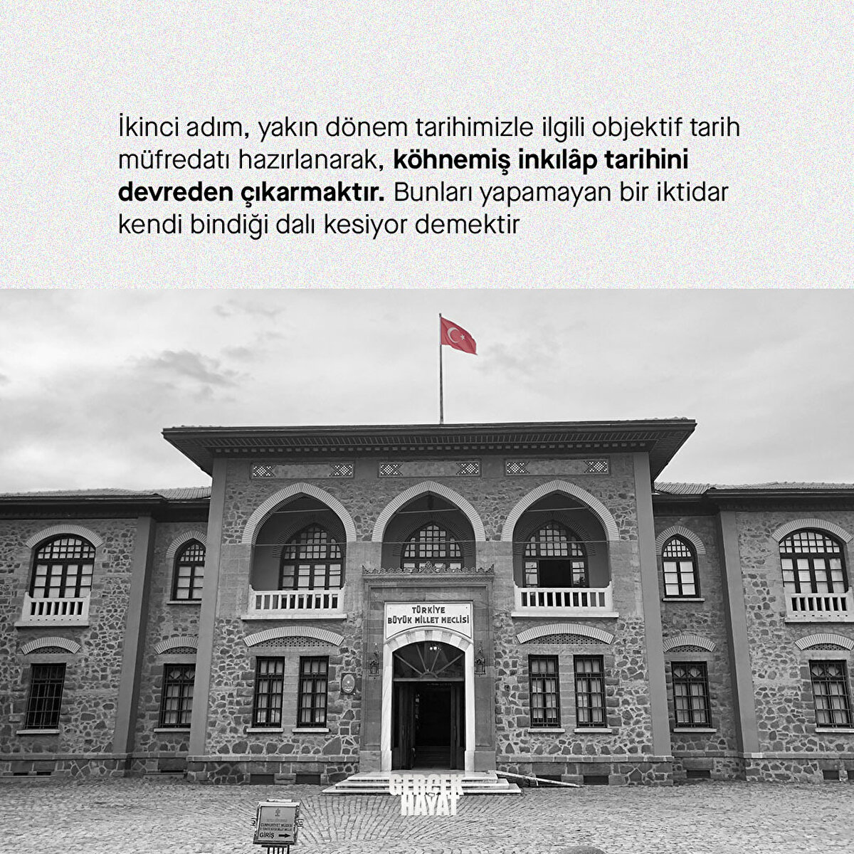 Bunları yapamayan bir iktidar kendi bindiği dalı kesiyor demektir