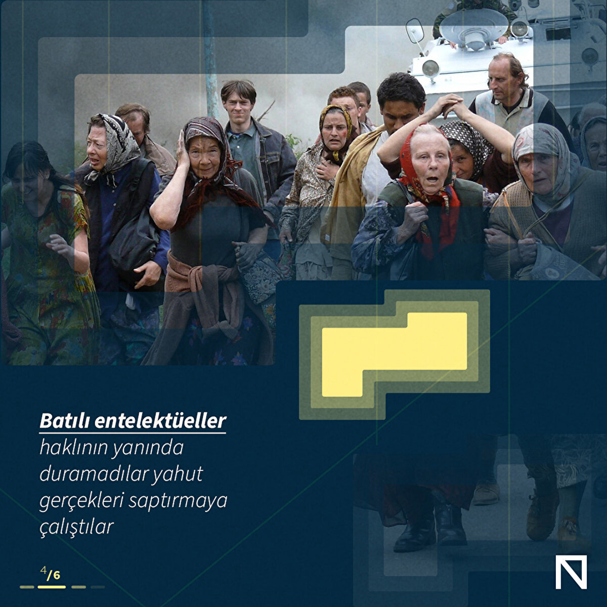 Batılı entelektüeller haklının yanında duramadılar yahut gerçekleri saptırmaya çalıştılar