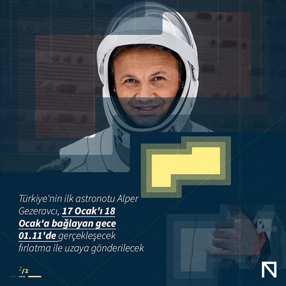 Artık Türklerin uzay yolculuğu film yada dizilerden ibaret değil