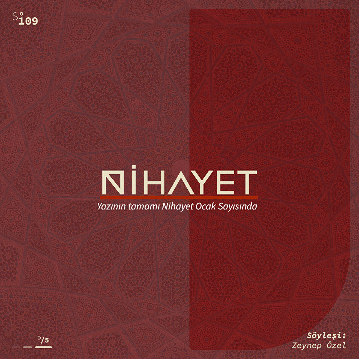 Yazının tamamı Nihayet Ocak sayısında