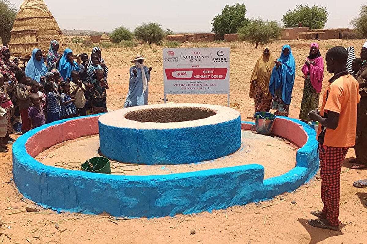 İçişleri Bakanlığının destekleriyle başlanan 'Şühedanın İzinde 500 Su Kuyusu' projesi kapsamında Çad, Kamerun, Nijer, Togo, Afganistan ve Bangladeş gibi su krizlerinin yaşandığı ülkelerde açılan kuyular ile hem 500’den fazla şehidimizin isimlerinin hayırla anılmasına hem de 260 binden fazla insanın içilebilir, temiz suya kavuşmasına katkı sağlandı.