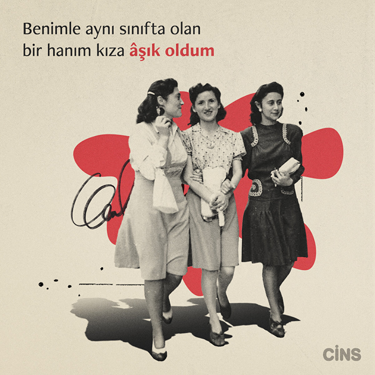 Benimle aynı sınıfta olan bir hanım kıza &#226;şık oldum