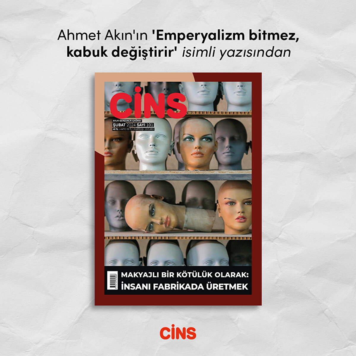 Ahmet Akın'ın 'Emperyalizm bitmez, kabuk değiştirir' isimli yazısından 