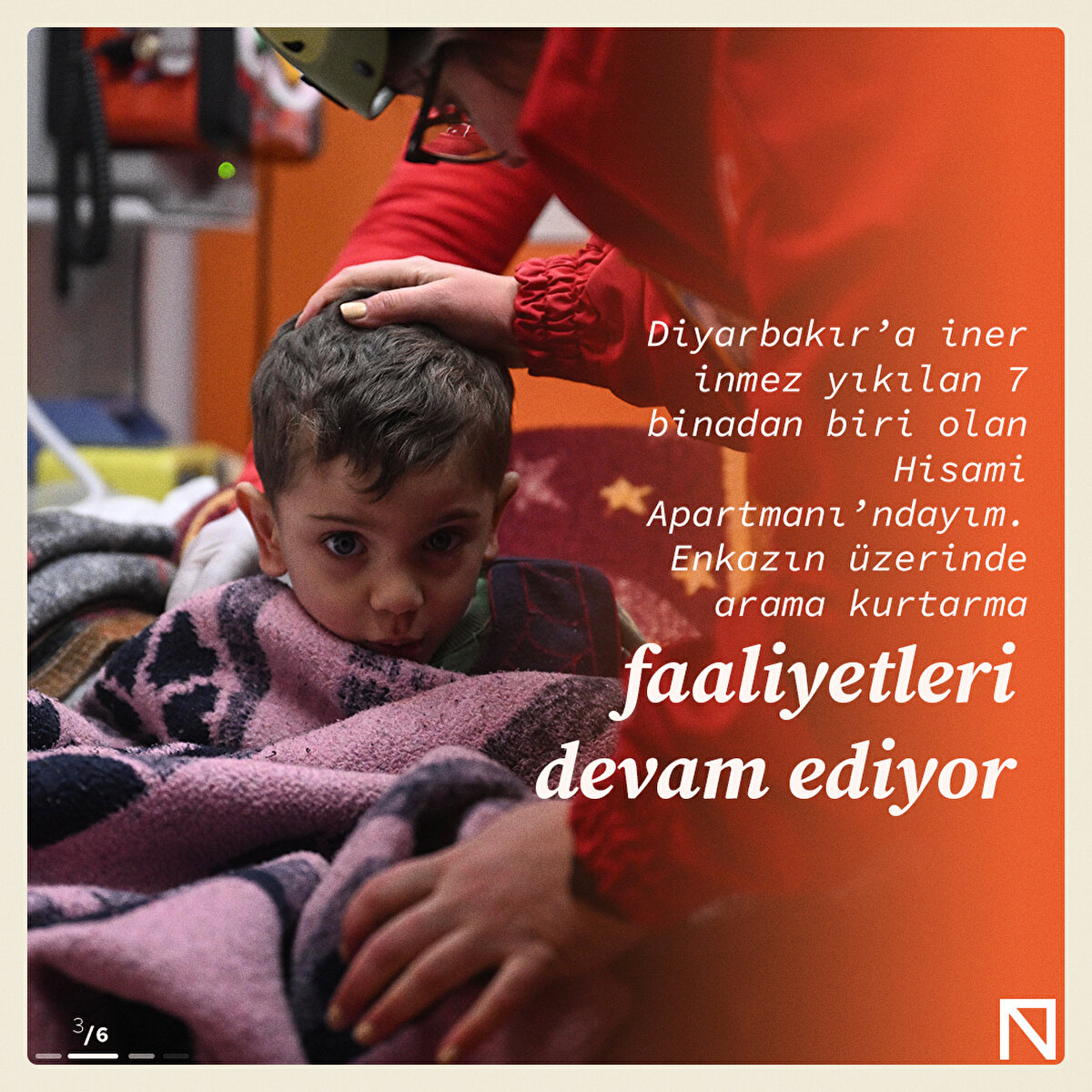 Diyarbakır’a iner inmez yıkılan 7 binadan biri olan Hisami Apartmanı’ndayım 